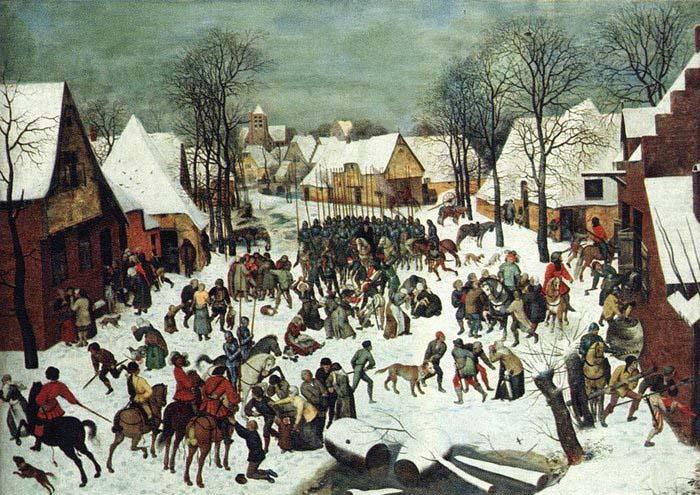 BRUEGEL, Pieter the Elder The Slaughter of the Innocents china oil painting image